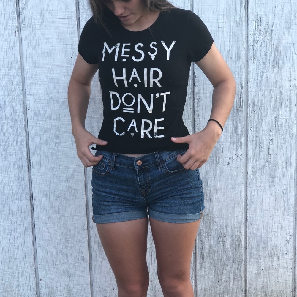 Black and white shirt